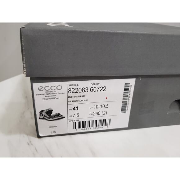 NEW Woman's Sandals ECCO Sport Offroad Sandal Size 10-10.5 Multicolor Air Blue - Picture 7 of 7